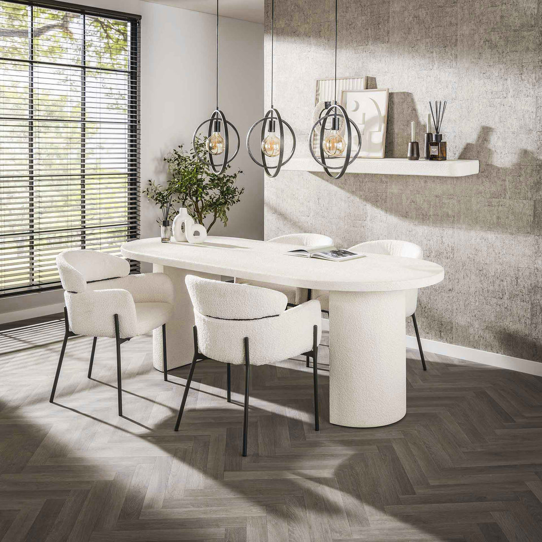 Eetkamertafel George 215x90cm