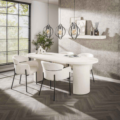 Eetkamertafel George 215x90cm