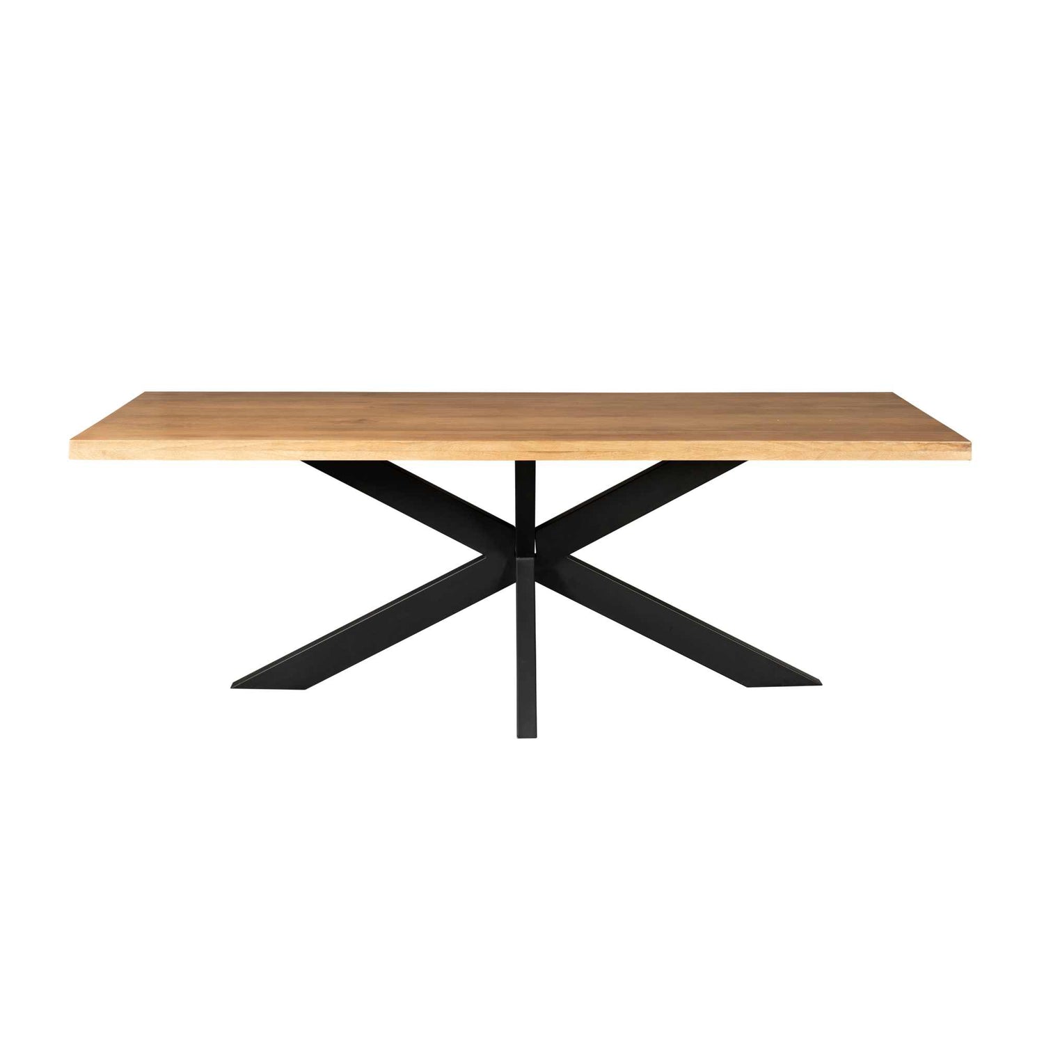 Eetkamertafel Mangohout Denver | Rechthoek matrixpoot | 240 cm