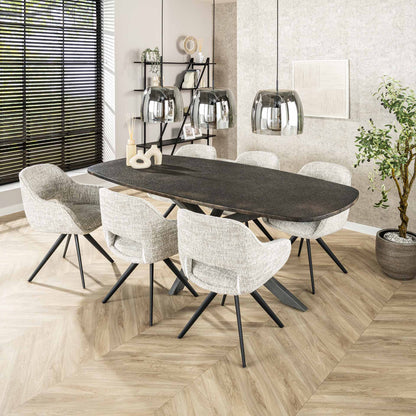 Eettafel Deens Dave 215cm