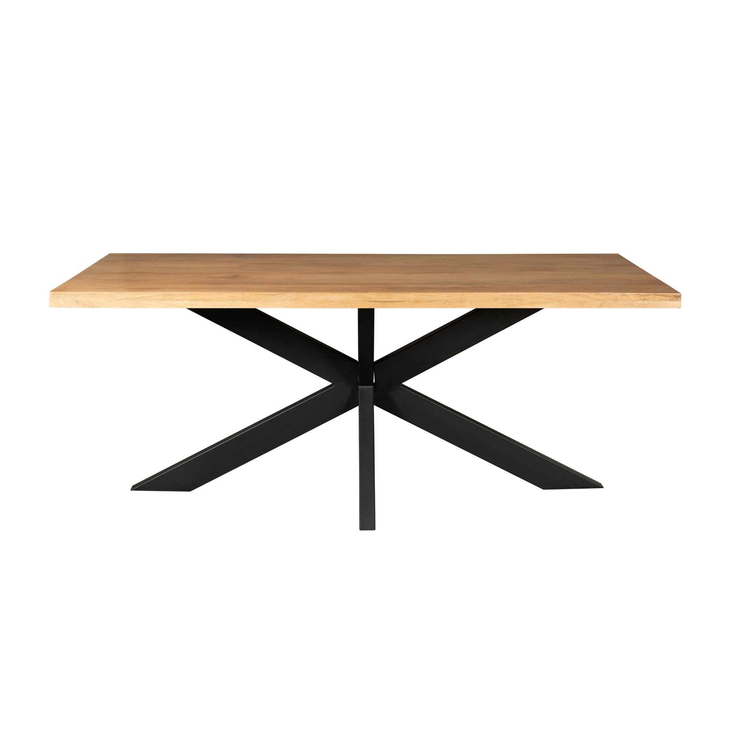 Eettafel Mangohout Denver | Rechthoek matrixpoot | 180 cm