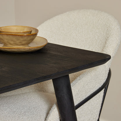 Eettafel Omaha Black | 90 cm