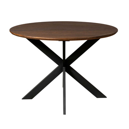 Eiken eettafel Ferris | Rond 110 cm | Brown