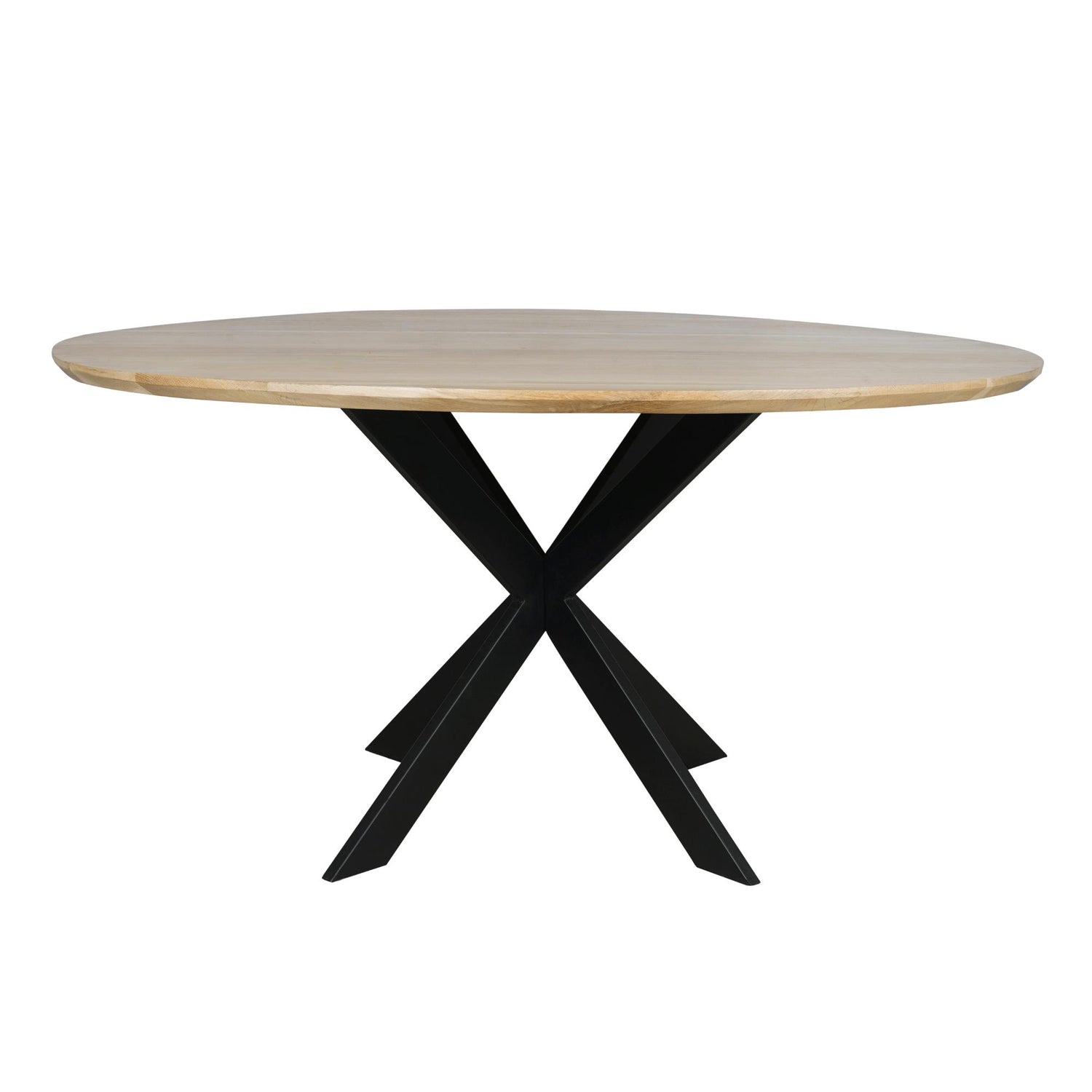 Eiken eettafel Ferris | Rond 110 cm | Naturel