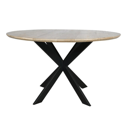 Eiken eettafel Ferris | Rond 110 cm | Naturel