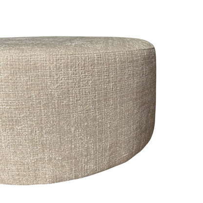 Hocker Rond Taupe 80 cm - Industrieelinhuis.nl