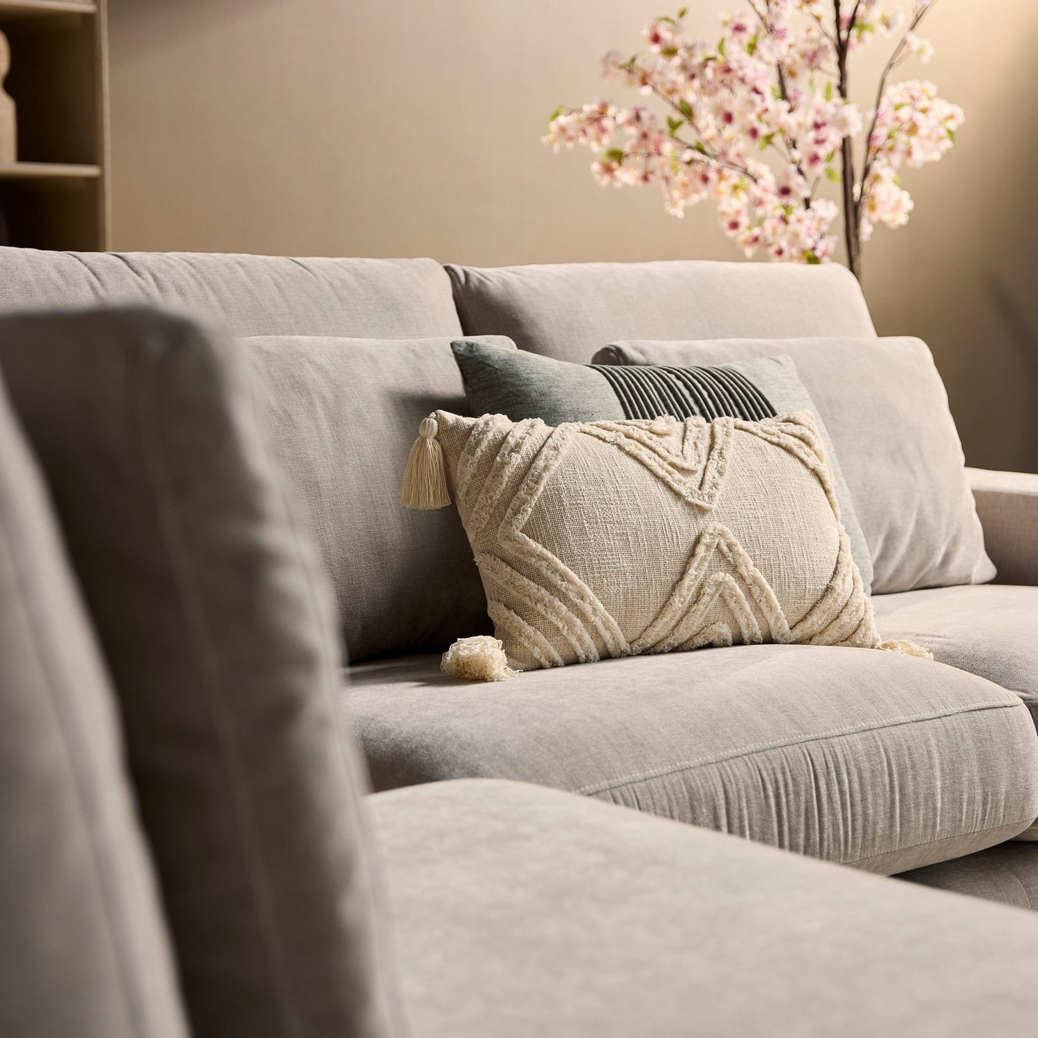MySofa Jesse | 2,5 zits + Ottomane Rechts | Beige
