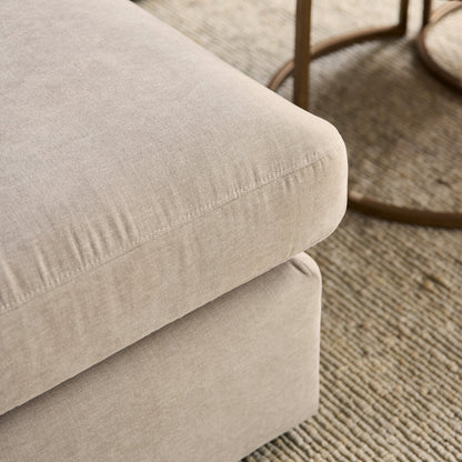 MySofa Jesse | 2,5 zits + Ottomane Rechts | Beige