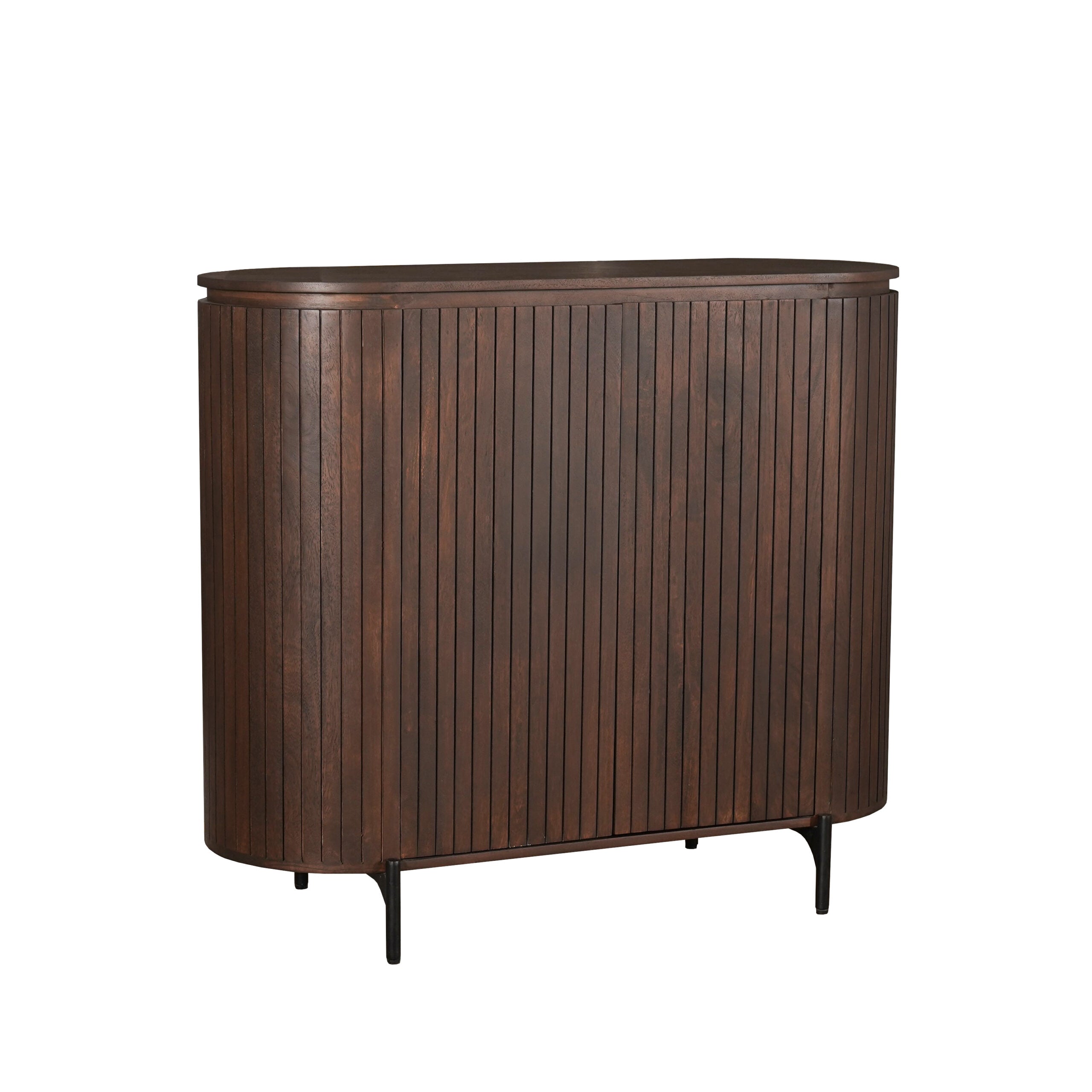 Kabinet kast Solana Bruin Mangohout 115 cm