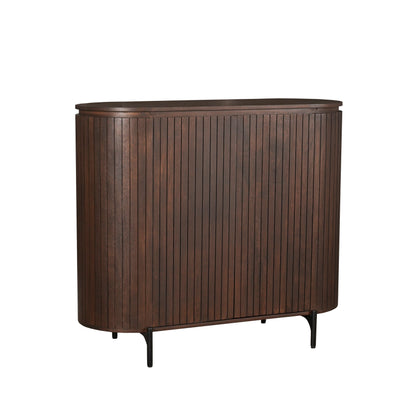Kabinet kast Solana Bruin Mangohout 115 cm