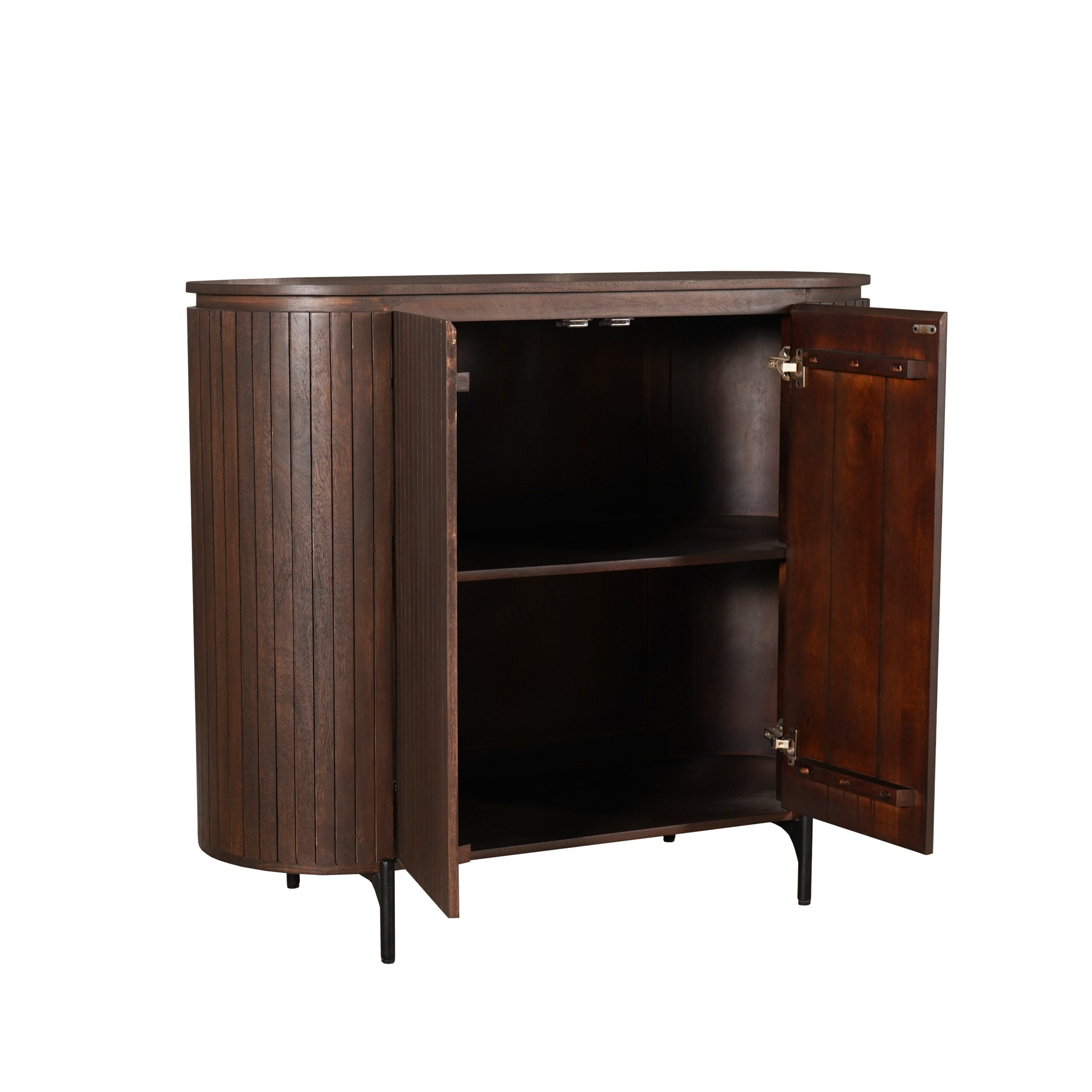 Kabinet kast Solana Bruin Mangohout 115 cm
