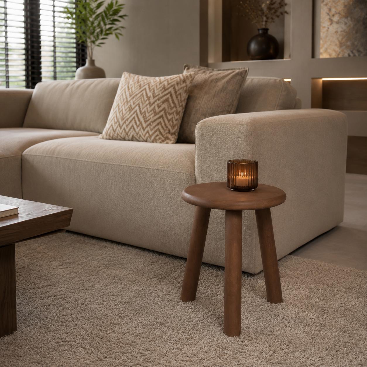 Kleine ronde salontafel Enzo | 37 cm Ø
