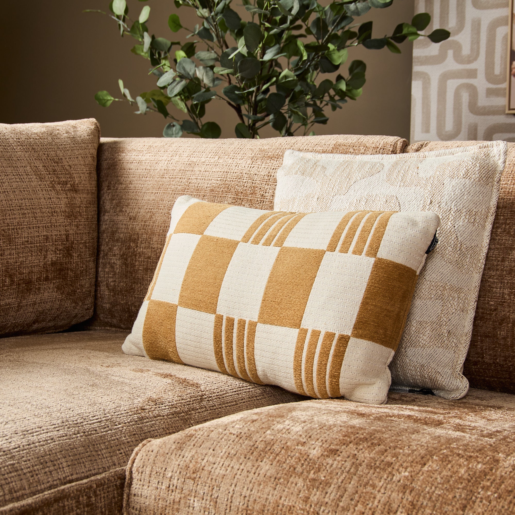 MySofa Teddy Hoekbank Cinnamon Divan Links+2,5 zits