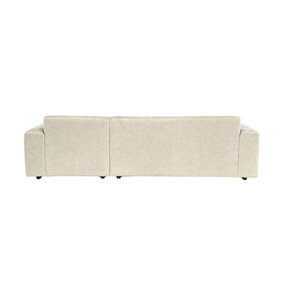 MySofa Ruby Hoekbank Beige  2,5 zits AL + Lounge R