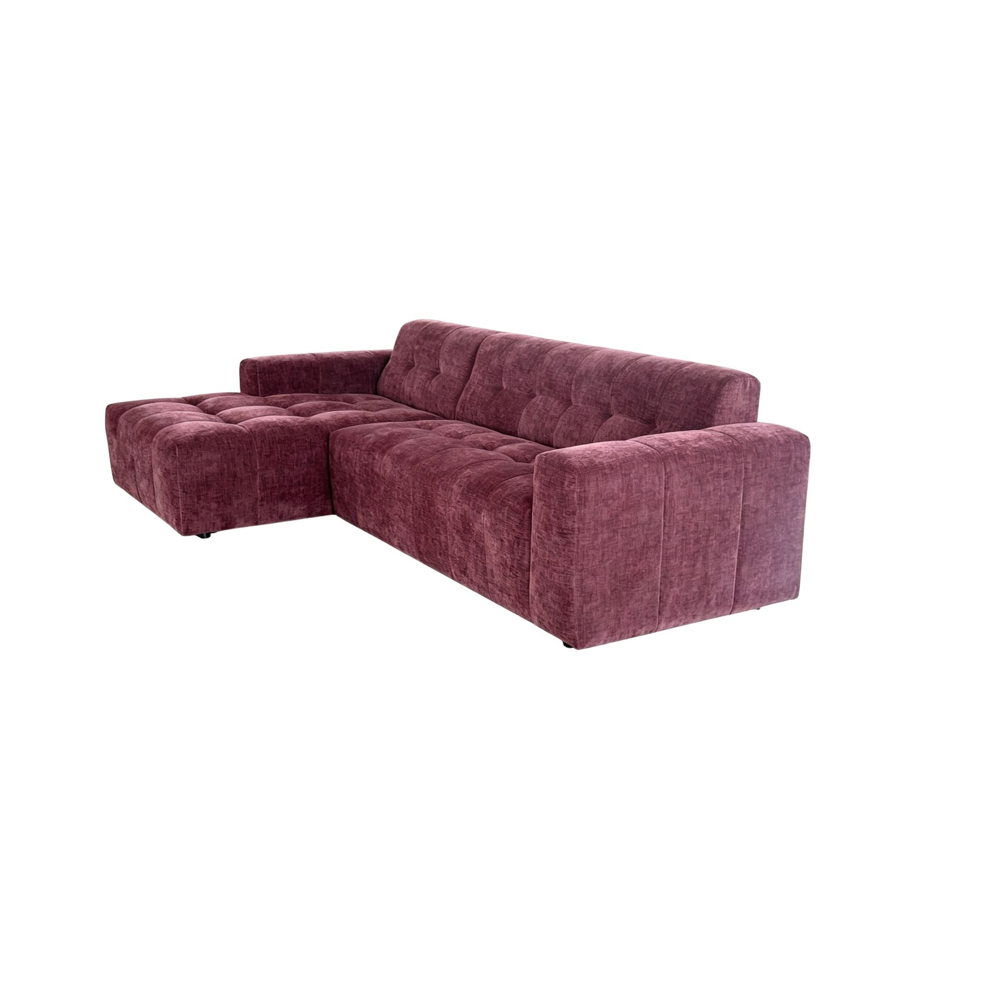 MySofa Ruby Hoekbank Paars  Lounge L + 2,5 zits AR