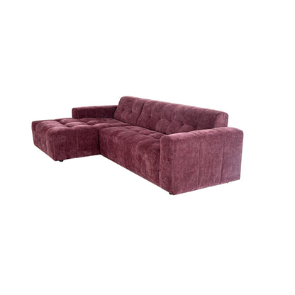 MySofa Ruby Hoekbank Paars  Lounge L + 2,5 zits AR