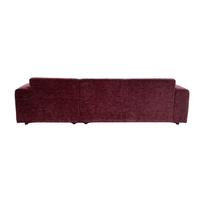 MySofa Ruby Hoekbank Paars  2,5 zits AL + Lounge R