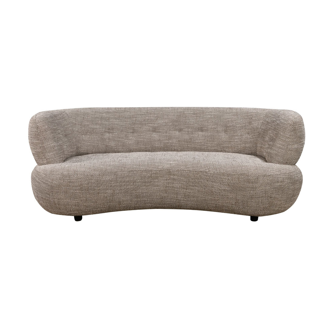 Ronde 3-zitsbank Amy Beige