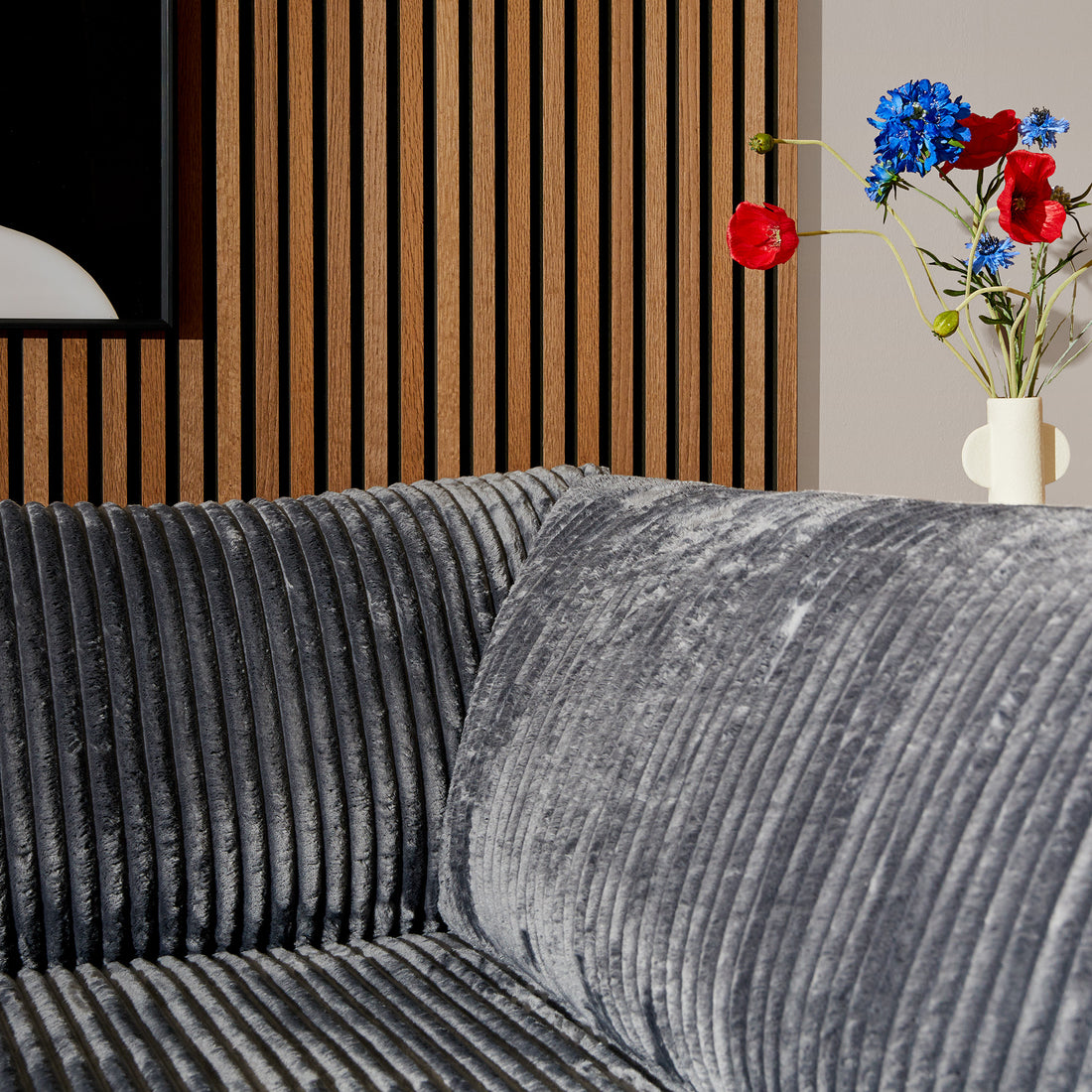 MySofa Teddy | Antraciet | 2,5 zits + Divan Rechts | 5 jaar garantie - Industrieelinhuis.nl