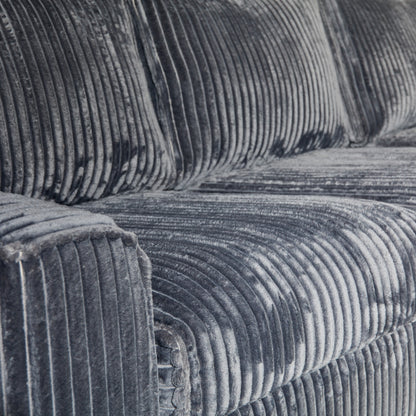 MySofa Teddy | Antraciet | Divan Links + 2,5 zits | 5 jaar garantie - Industrieelinhuis.nl