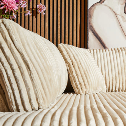 MySofa Teddy | Beige | Divan Links + 2,5 zits | 5 jaar garantie - Industrieelinhuis.nl