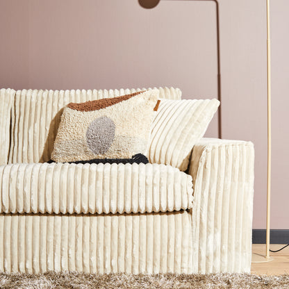 MySofa Teddy | Beige | Divan Links + 2,5 zits | 5 jaar garantie - Industrieelinhuis.nl