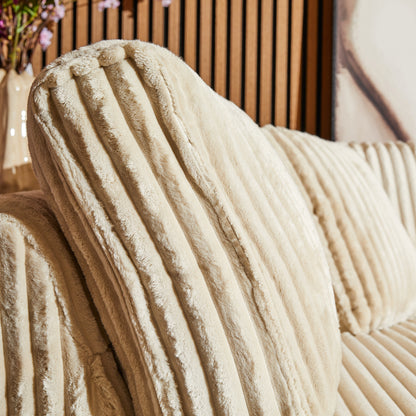 MySofa Teddy | Beige | Divan Links + 2,5 zits | 5 jaar garantie - Industrieelinhuis.nl