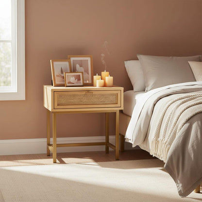 Nachtkastje Ibiza – Elegantie en Charme voor je Slaapkamer