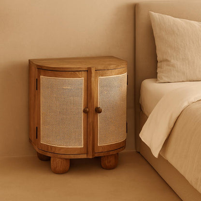 Nachtkastje Ubud in Bali stijl | 45x35x50cm