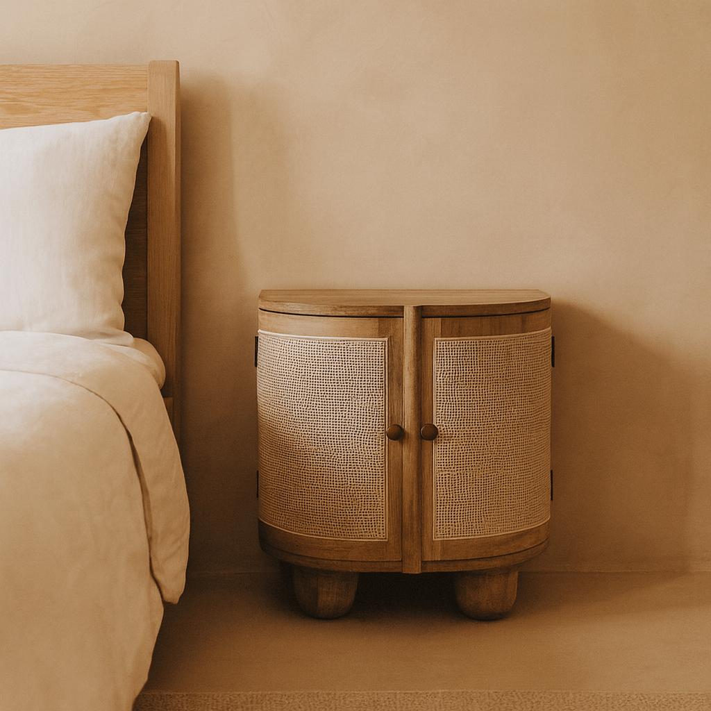 Nachtkastje Ubud in Bali stijl | 45x35x50cm