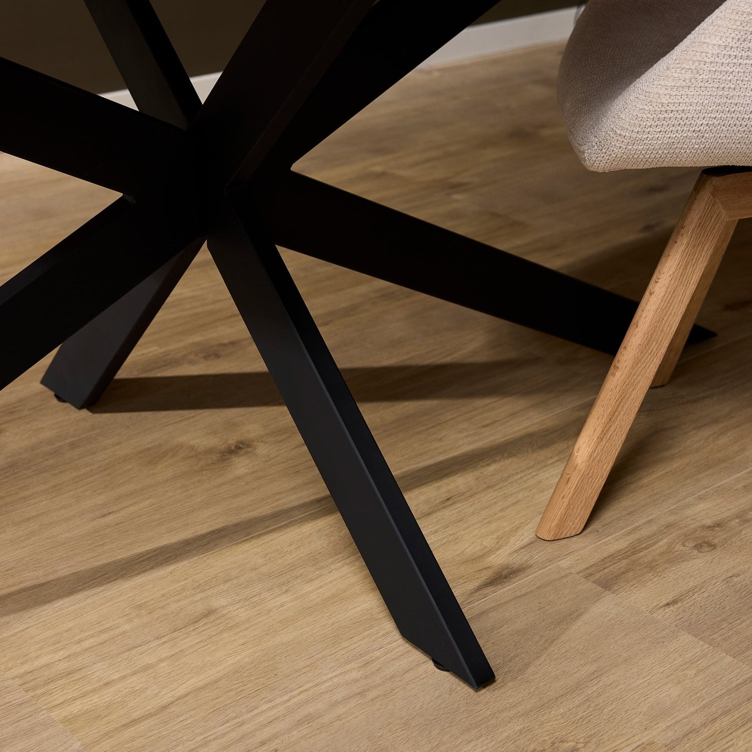 Organische Eettafel Cloud | Eiken hout | 210 cm