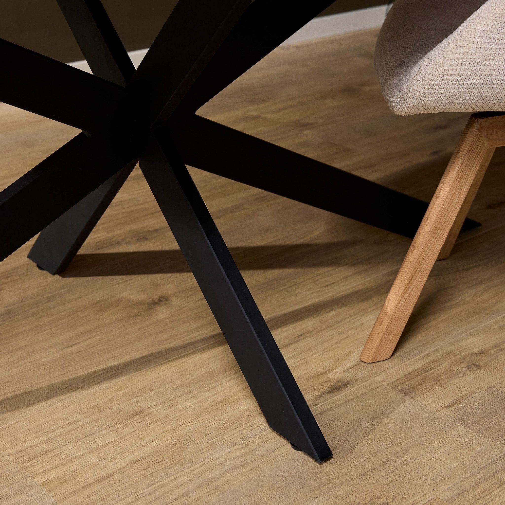 Organische Eettafel Cloud | Eiken hout | 210 cm