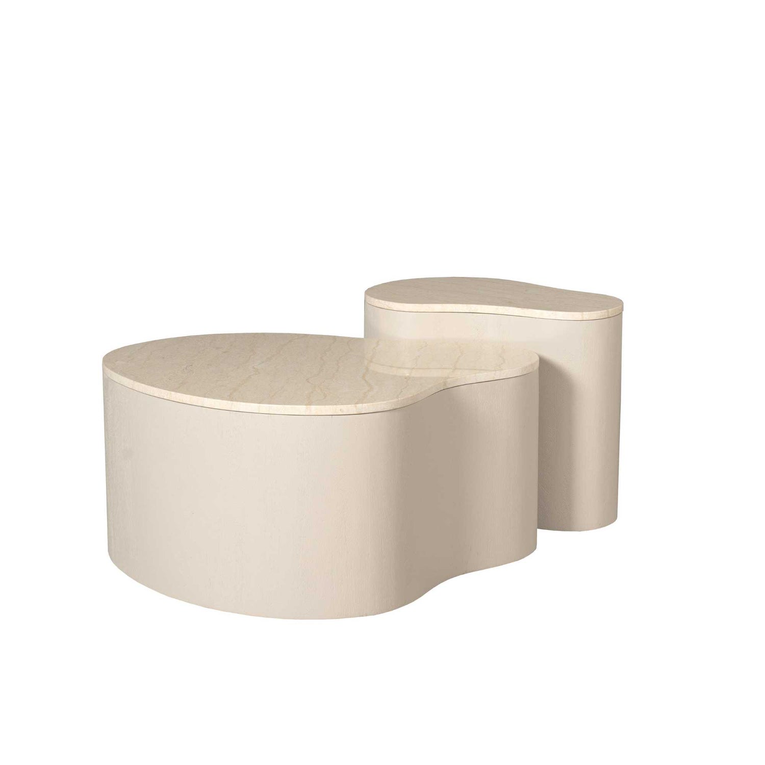 Organische Salontafel Lovi | 77 cm | Sand