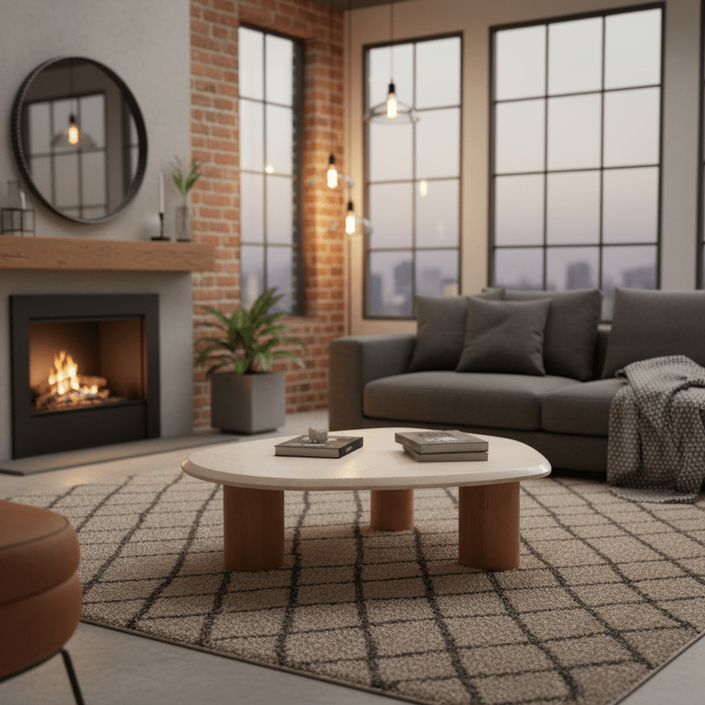 Organische Salontafel Nuvé | 100 cm