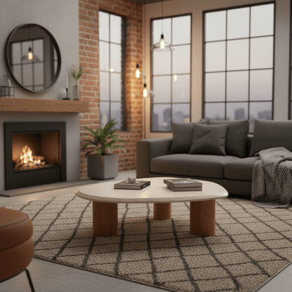 Organische Salontafel Nuvé | 100 cm