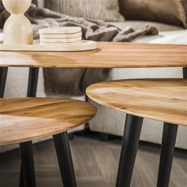 Organische Salontafel set van 3 | Organische Salontafels