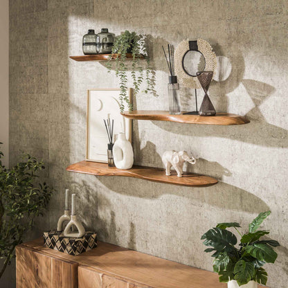 Organische Wandplank 60 cm | zwevend