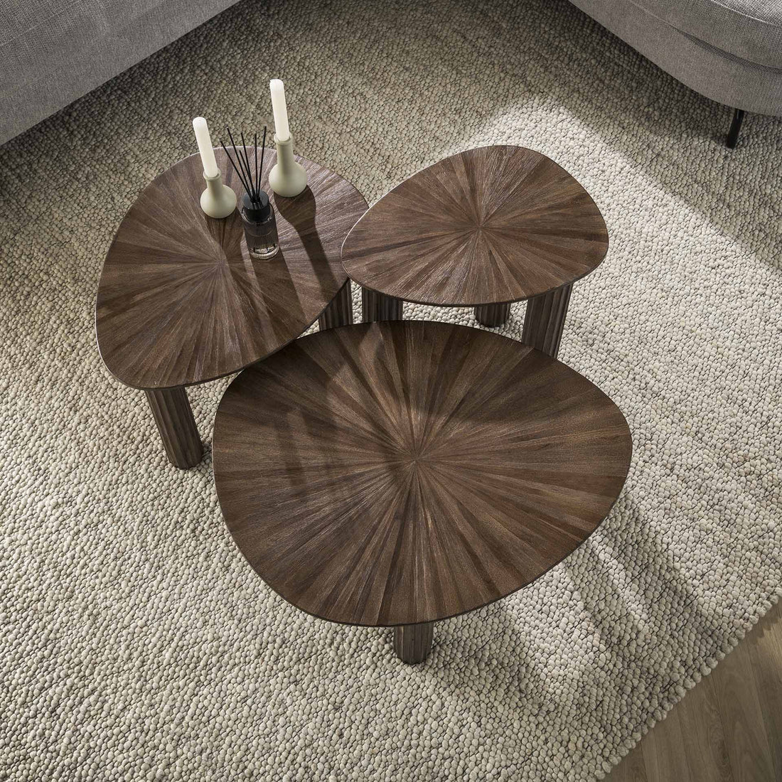 Organische salontafelset van 3 Mia M