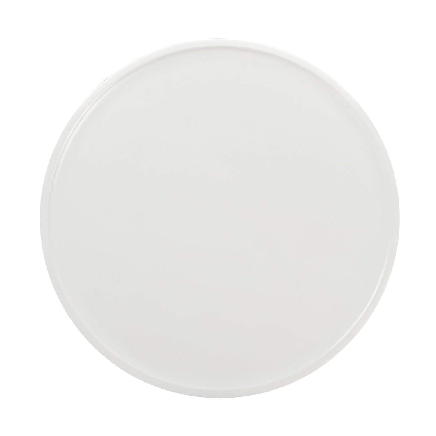 Ronde Salontafel 80 cm met Kegelvoet | Off White | Mangohout