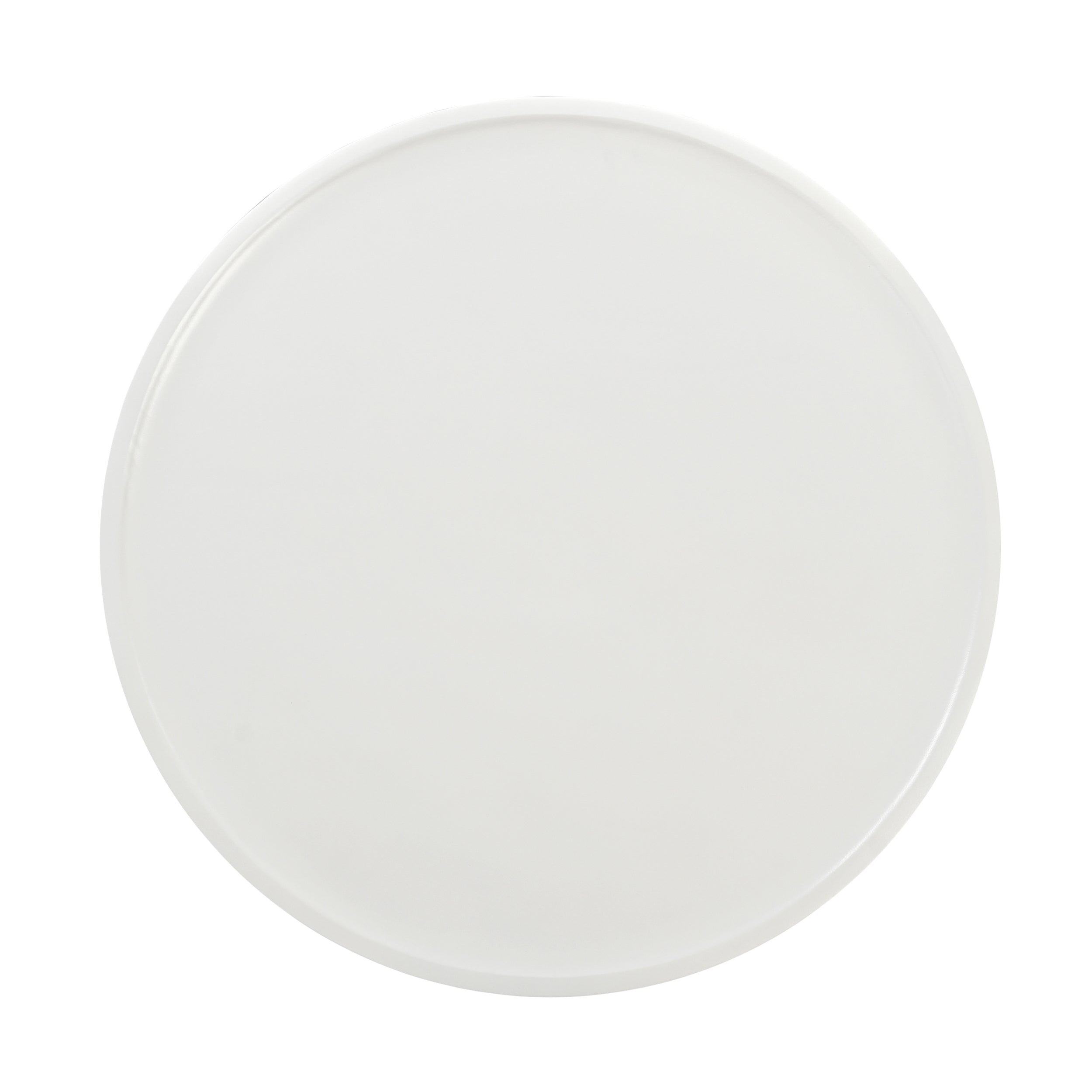 Ronde Salontafel 80 cm met Kegelvoet | Off White | Mangohout