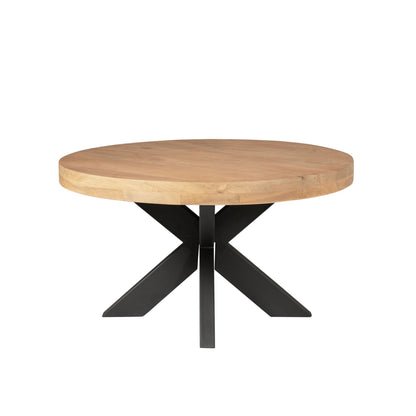 Ronde Salontafel Dakota | 80 cm doorsnee | Rond mangohout