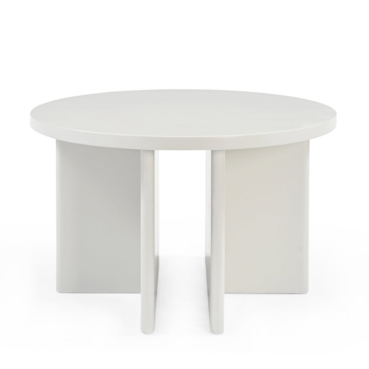 Ronde Salontafel Jade | Kleur Wit | 60 cm rond