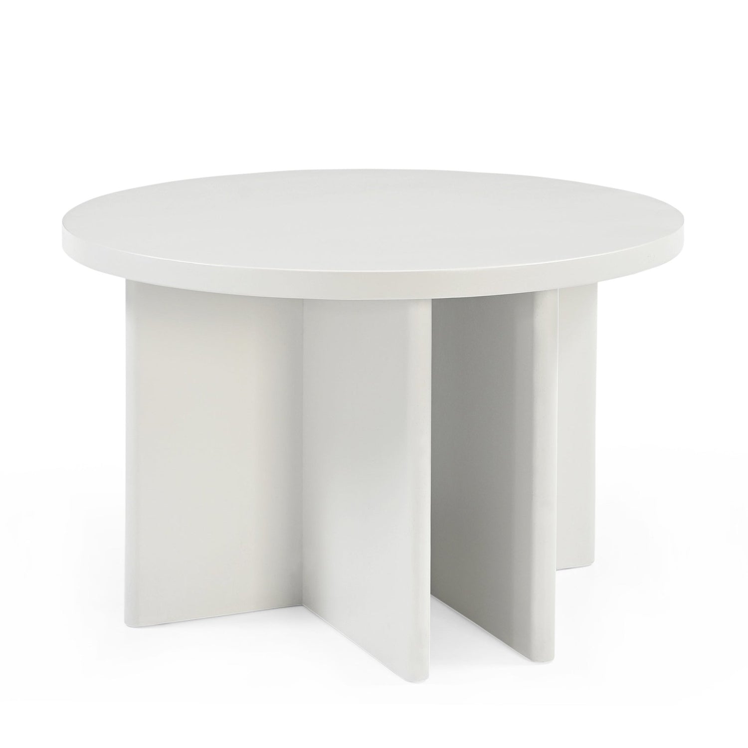 Ronde Salontafel Jade | Kleur Wit | 60 cm rond
