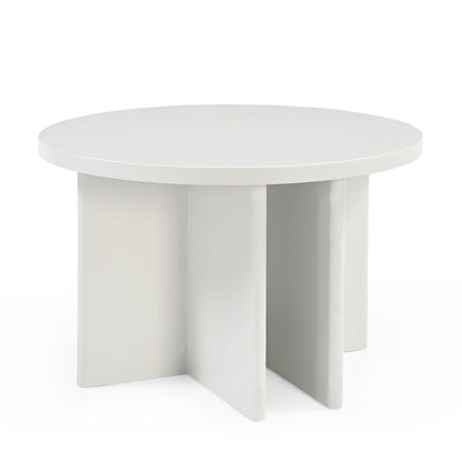 Ronde Salontafel Jade | Kleur Wit | 60 cm rond