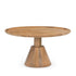 Ronde Salontafel Mangohout | Jade Kegelvoet | 75 cm
