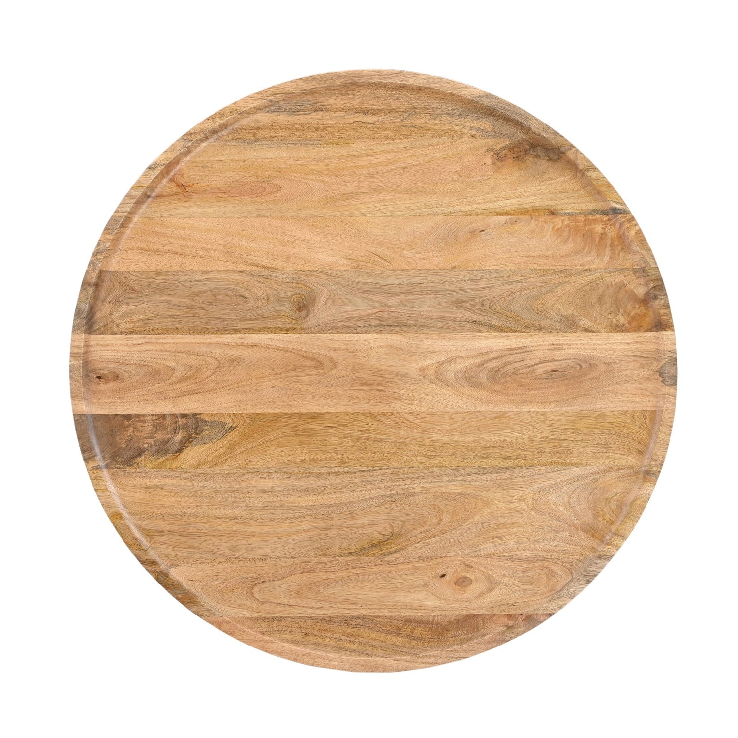 Ronde Salontafel Mangohout | Jade Kegelvoet | 75 cm