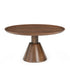 Ronde Salontafel Mangohout | Kegelvoet | 75 cm