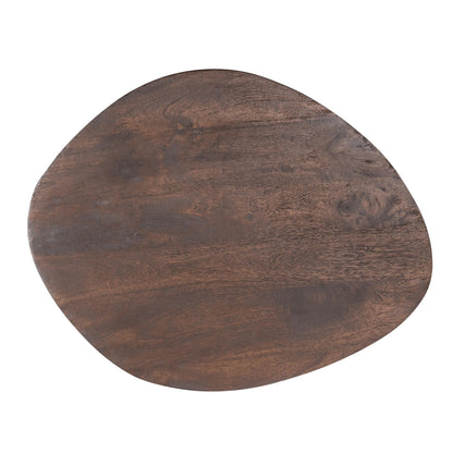Ronde Salontafel Mirre | Donkerbruin | Set van 2