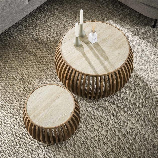 Ronde Salontafel set van 2 Nuovo Curve