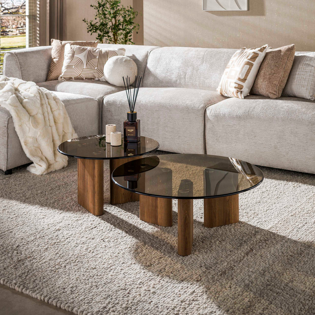 Ronde Salontafel set van 2 | Tinto rond |